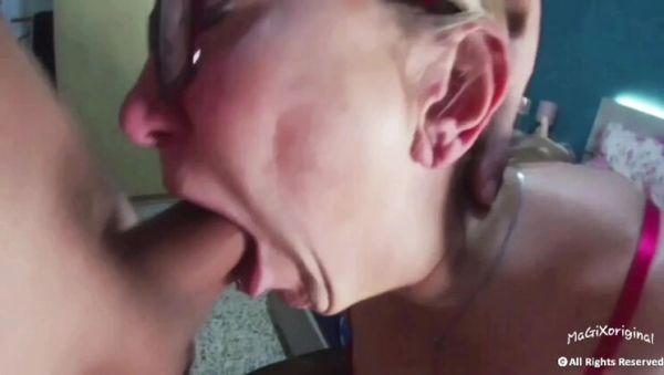 Blondie2307 Gets Bored and Gives a Blowjob Facial to a Huge Dick in Italian Amateur POV - xxxfiles.com - Italy on v0d.com