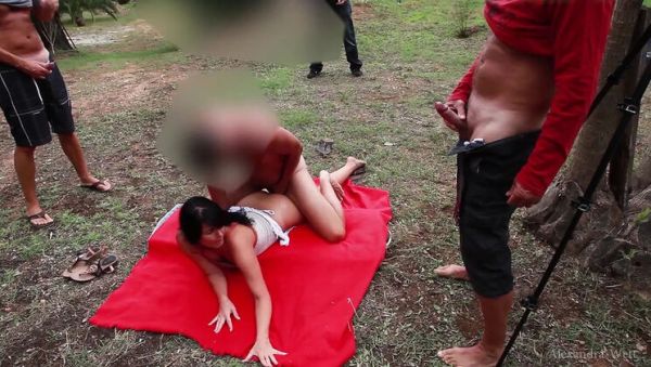 Alexandra Wett Public Gangbang: Anal Creampie & Cumshot Compilation in German HD - xxxfiles.com - Germany on v0d.com