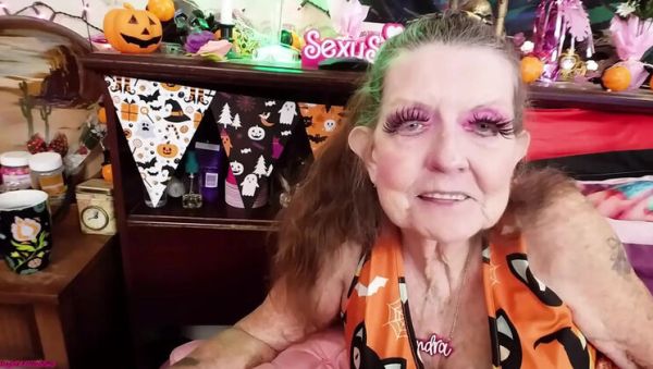 Sexy Sandra Halloween ATM Facial with Sir Christopher - Anal Fuck and Dirty Talk - porntry.com - Britain - Usa on v0d.com