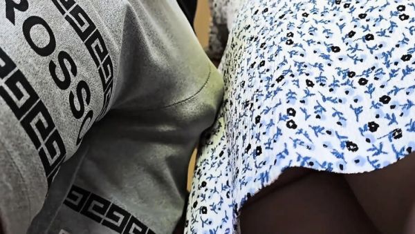 Almost Caught on Subway! Stranger Cums Hard in Panties - Teen Groped & Creampied - veryfreeporn.com - India - Japan on v0d.com