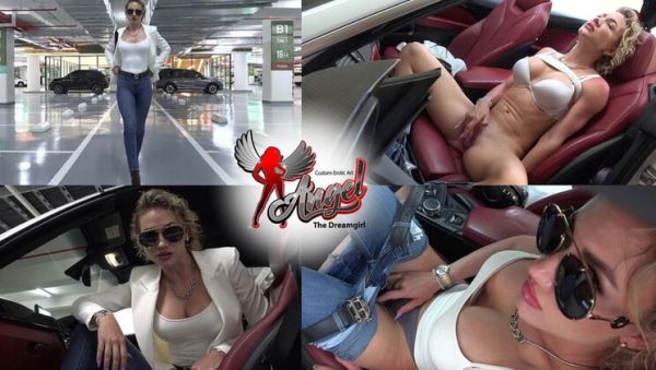 Angel The Dreamgirl's Horny Solo Fingering in Car - Blonde Lust and Rule - xxxfiles.com - Britain on v0d.com
