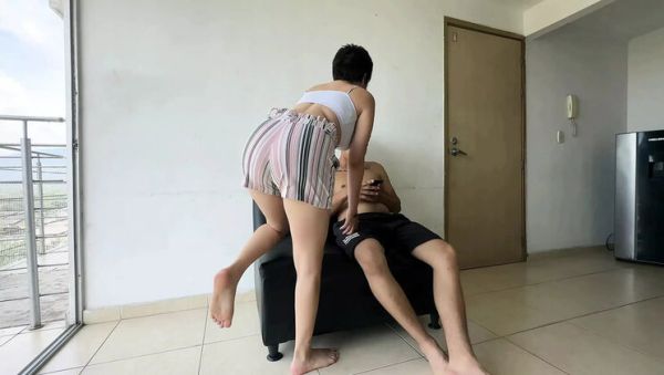 My Big Ass Latina Stepsister Wants My Huge Cock - Teen Blowjob in Spanish - xxxfiles.com - Usa - Spain on v0d.com