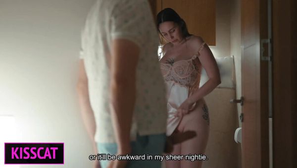 Step Mom and Step Son Share Hotel Bed - Forbidden Taboo Sex Unfolds - veryfreeporn.com on v0d.com