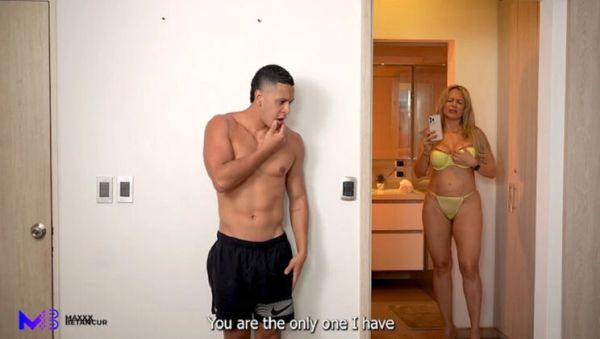 Stepmom Monique Fuentes Sucks Big Cock To Keep Secret From Stepdad - Max Betancur - xxxfiles.com - Spain - Colombia on v0d.com