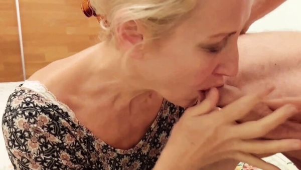 Amateur Blonde MILF Wife Selena701 Enjoys Half Clothed Sex with Blowjob & Foot Fetish - xxxfiles.com - Germany on v0d.com