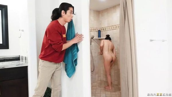 Lulu Chu Fucked Hard by Two Guys - Big Tits Blowjob and Cumshot - veryfreeporn.com - Britain on v0d.com