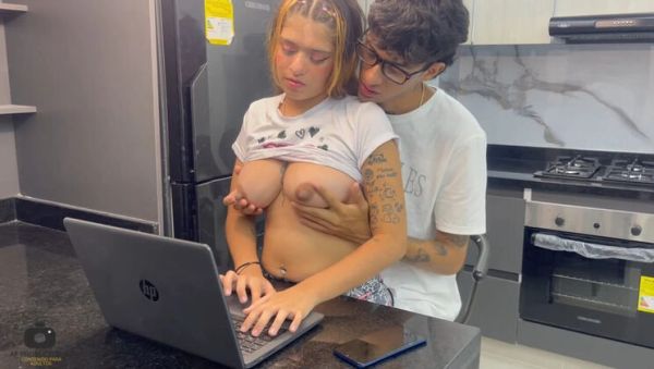 Step Sister Gabriela Wish Fucks Me Hard After Homework Help - Rough Anal & Cum In Mouth - porntry.com - Colombia on v0d.com