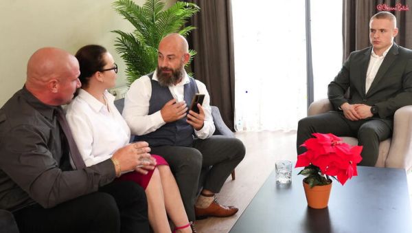 Hot Secretary Gets Double Fucked by Boss and Client in Office Threesome - xxxfiles.com - Britain on v0d.com