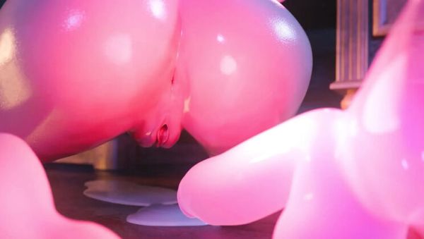 Delicate Perv Babe Takes Twin Magic Dildos Deep - 3D Hentai Fuck with Big Tits and Creampie - veryfreeporn.com - Britain - Ukraine on v0d.com