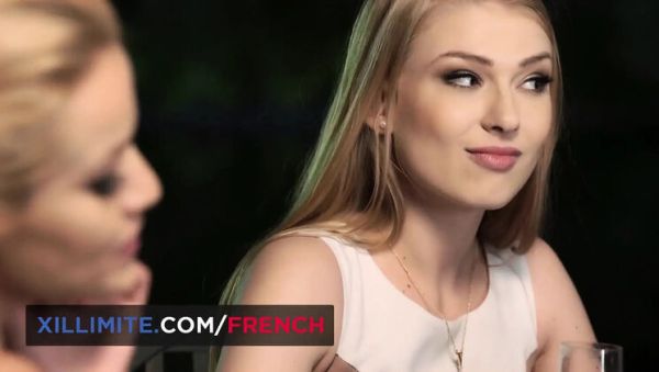 Blonde Office Orgy: Double Penetration Foursome with Charlie Dean & Cherry Kiss - porntry.com on v0d.com