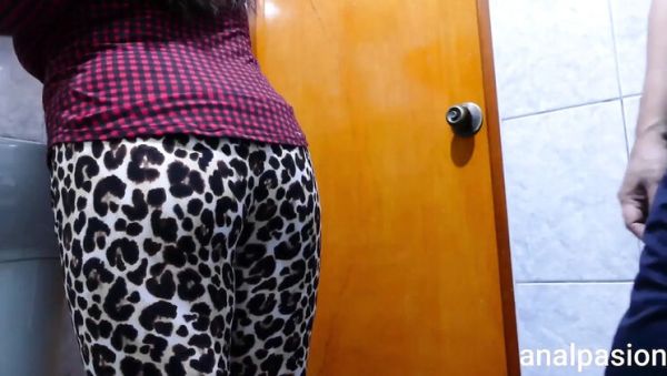 Ali Precio Gets Her Ass Pounded Hard in the Bathroom - Boyfriend Creampie - porntry.com on v0d.com