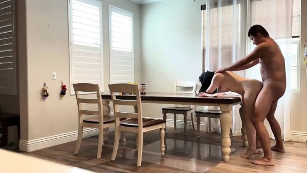 Fucking My Buddy's Wife on the Dining Table While He's Out of Town - Asian MILF Brunette Loud Moaning - veryfreeporn.com - China on v0d.com