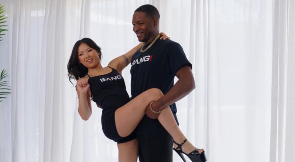Asian teen Lulu Chu and Goldey get fucked on a reality show - alphaporno.com on v0d.com