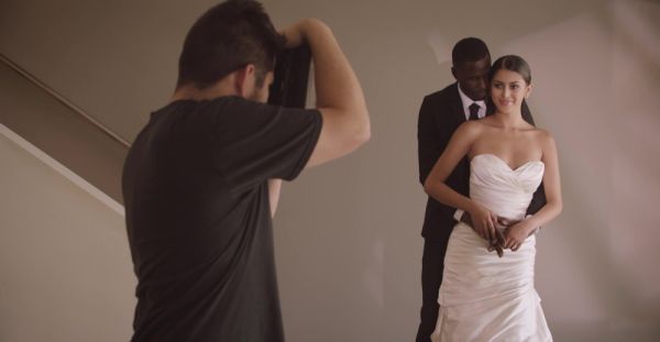 A stunning bride, Sophia Leone, rides a massive black cock with incredible passion. - alphaporno.com on v0d.com