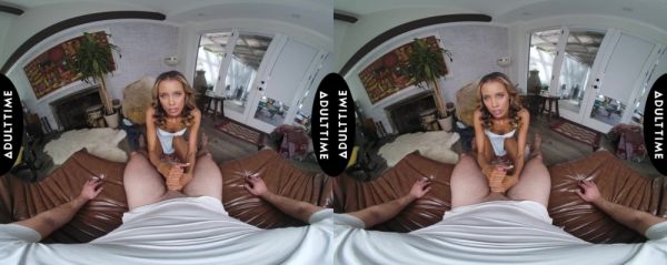 Kylie Le Beau rides a big cock in vr with intense passion on the sofa. - alphaporno.com on v0d.com