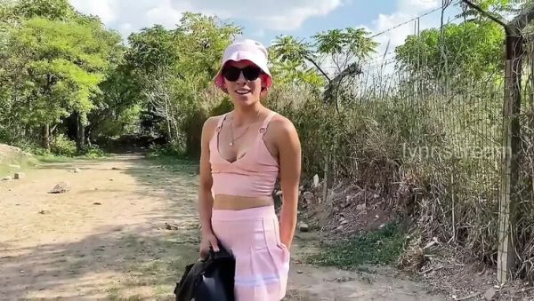 Lynn Scream Outdoor Sex with Classmate - Deep Throat Blowjob and Creampie in the Woods - porntry.com - Spain - Argentina on v0d.com