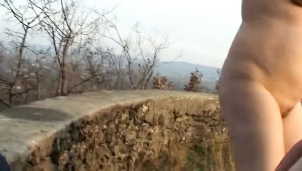 Real Italian Couple Outdoor Sex Game - Hairy Housewife Titty Fucking in Park - xxxfiles.com - Italy on v0d.com