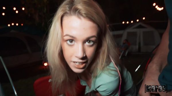 Blonde Teen 18+ Fucked Doggystyle At The Campsite With Alex Ander, Ashley Alexander And Izi Ashley - videohdzog.com on v0d.com