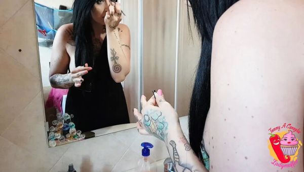 Lady Muffin Puts On Makeup And Gets Fucked Doggy Style By Tommy - veryfreeporn.com on v0d.com