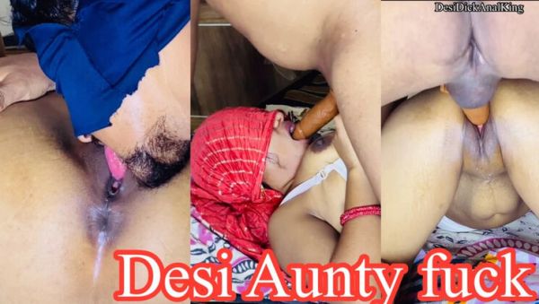 Desi Aunty Hardcore Fucking with 20 Minutes of Oral and Pussy Action - veryfreeporn.com - India on v0d.com