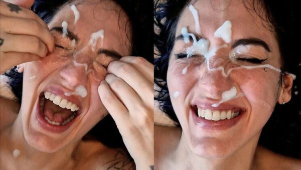 Huge Squirting Orgasm - Real Amateur Girl Cums Hard on Face - Massive Facial Cumshot - veryfreeporn.com - Italy on v0d.com
