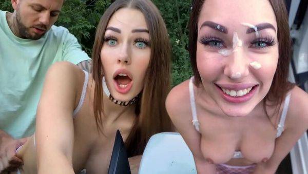 Shaiden Rogue's Risky Public Nudity & Wild Doggystyle Fuck in Car - German Teen Babe - xxxfiles.com - Germany on v0d.com