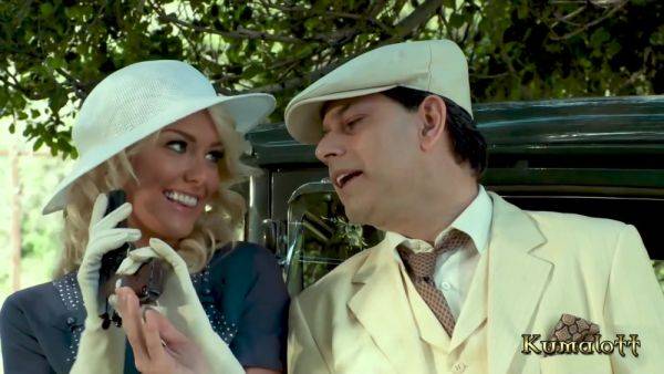 Natasha Marley A Huge Tits Blonde Tinder Date Is Banged Outdoor Hard By Paul Chaplin - videomanysex.com on v0d.com