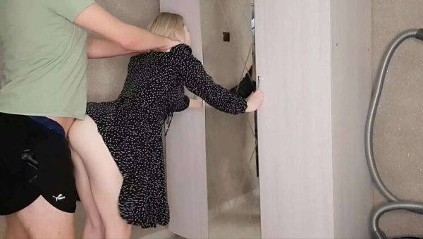 Blonde Teen Tori Roughly Fucked in Doggy and Cowgirl by Big Cock Nick - porntry.com on v0d.com