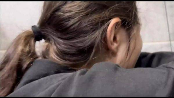 Gym Buddies Turn Lesbian Lovers in Bathroom Sex Challenge - porntry.com - Colombia on v0d.com