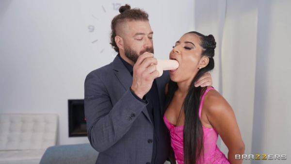 Training Her Throat For Him - Andrea Retali - videomanysex.com on v0d.com