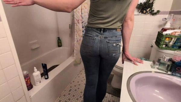 Desperate Peeing in Jeans - Mimiandevan's Golden Shower Fetish - xxxfiles.com - Usa on v0d.com