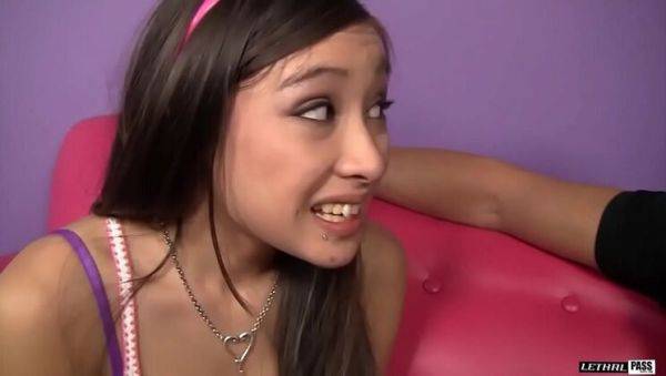 Ariel Rose Pleads Stepdad to Lick Her Ass and Fuck Her Tight Pussy - porntry.com on v0d.com