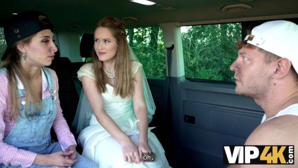 Sexy Teen 18+ Bride Una Fairy Got Horny And Showed Her Deep Blowjob Skills In The Car - videomanysex.com on v0d.com