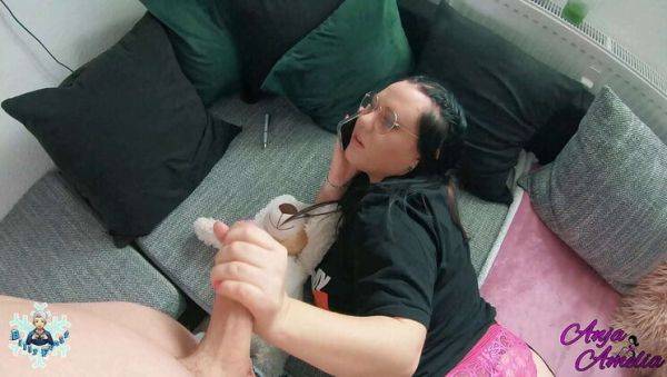 Curvy German Beauty Anja Amelia Sucks and Fucks BBC While Chatting on Phone - porntry.com - Germany on v0d.com