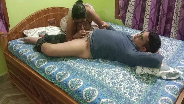 Delhi Hot Sexy Neighbour Bhabhi Sucking And Fucking Hardcore On With Rich A - desi-porntube.com - India on v0d.com