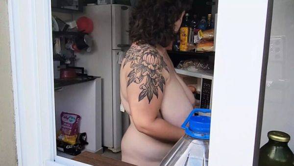 Hot Brazilian Neighbor Caught Naked in Window - Big Natural Tits & Huge Areolas - xxxfiles.com - Brazil on v0d.com