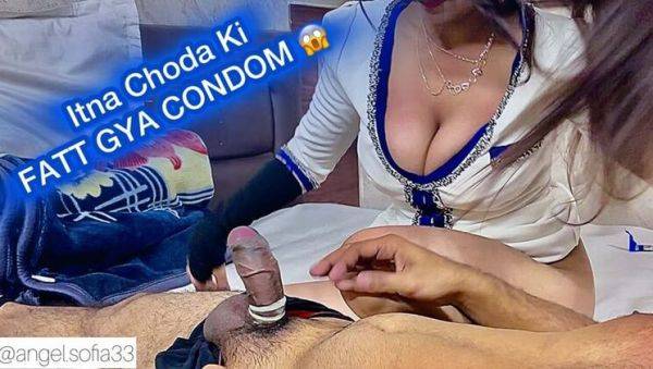 Hardcore Desi Sex: Broken Condom, Rough Fuck from Behind in HD 1080p - porntry.com - India on v0d.com