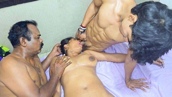 Indian Teacher Fucks Student Hardcore - Kamasutra Lesson Turns Wild with Threesome Action - porntry.com - Russia - India on v0d.com