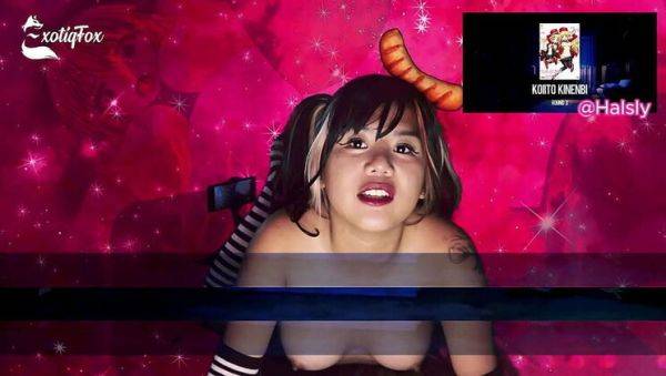 ExotiqFox Bouncing Tits & Ass - Asian Solo Masturbation JOI Fap Hero - xxxfiles.com on v0d.com