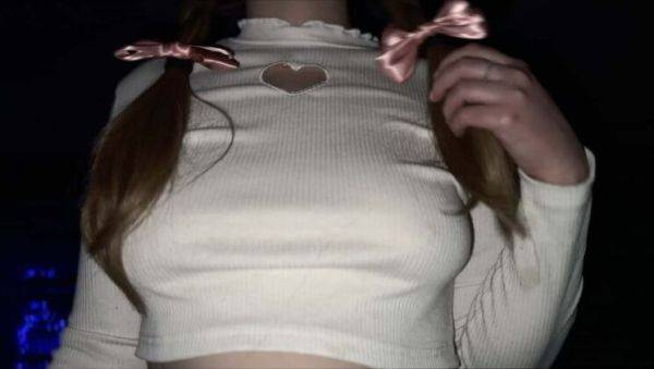Blonde Teen Pigtails Gets First Creampie After Condom Breaks - veryfreeporn.com - Usa on v0d.com