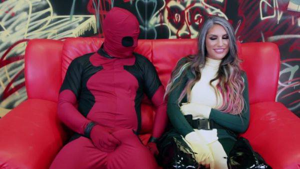 August Ames Meets Deadpool - Spizoo - hotmovs.com on v0d.com