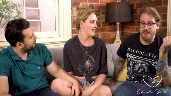Alex David And Charlie Forde In Got Dicked In 3some! Lucky David & Alex Cum On Her! 10 Min - videohdzog.com on v0d.com