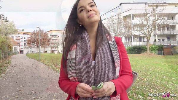 German Scout Sofia Lee with Big Natural Tits Fucked in Street Casting - xxxfiles.com - Germany on v0d.com