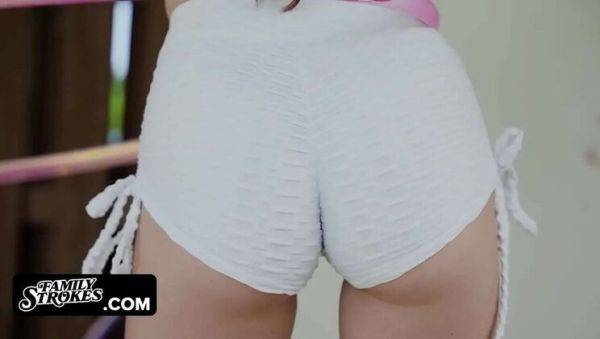 Selena Love's Horny Stepbro Fucks Her Tight Pussy Doggystyle - xxxfiles.com on v0d.com