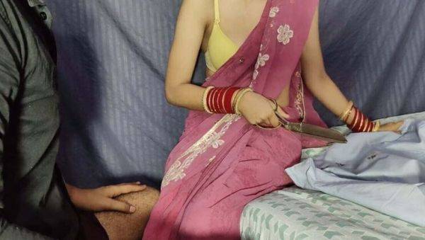 Desi Tailor Fucks Hot Bhabhi in Tailor Shop - Hardcore Rough Sex - veryfreeporn.com - India on v0d.com