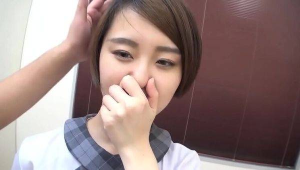 Japanese Schoolgirl Mana Imori in Uniform - Naive to Naughty Blowjob - porntry.com - Japan on v0d.com