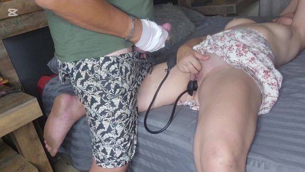 A Lot - Inflatable Dildo Makes Her Cum - desi-porntube.com - India on v0d.com