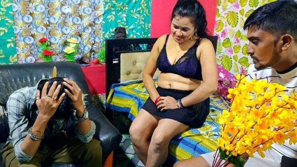 Desi Indian Aunty Caught by Husband Fucking Neighbor's Brother Hardcore - xxxfiles.com - India on v0d.com