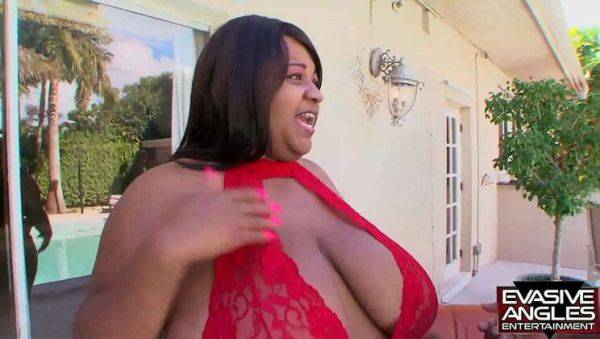 Rock The Icon and Pink Kandi: Outdoor Titty Fuck, Blowjob, and Big Black Cock Action - veryfreeporn.com on v0d.com