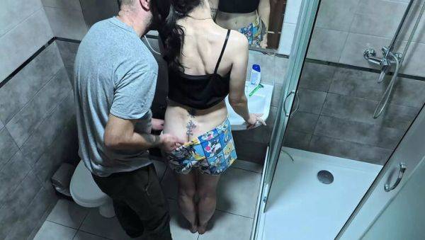 Stepsister Gets Fucked Hard in Bathroom, Almost Caught by Stepmom - Desi Family Taboo - veryfreeporn.com - India on v0d.com